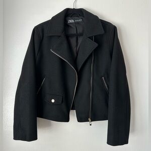 NWOT - ZARA Soft Biker Jacket, S